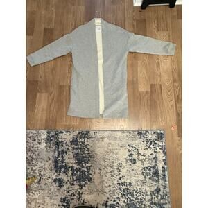 La Voute Gray Open Front Cardigan